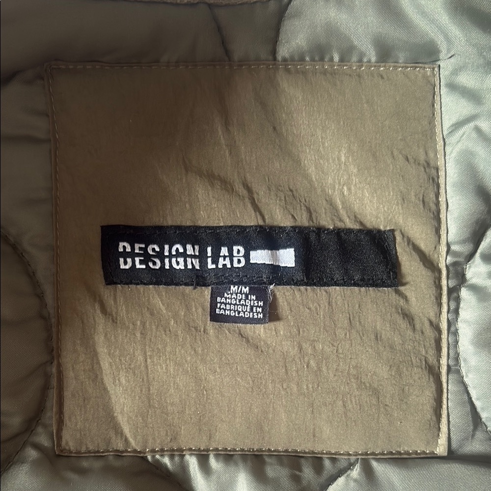 Design Lab Lord & Taylor Olive Utility Jacket - Picture 3 of 6